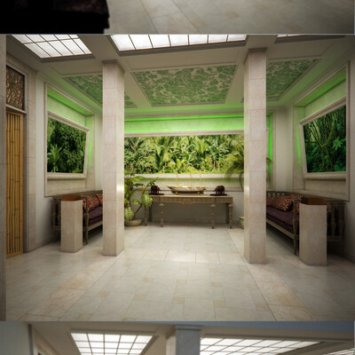 Визуализация интерьера Холл