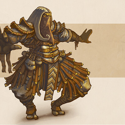 The dance of warrior