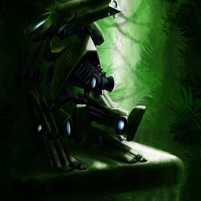 Robot in the jungle