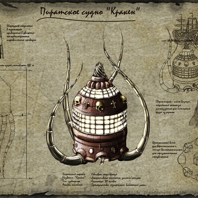 Пиратский корабль "Кракен"