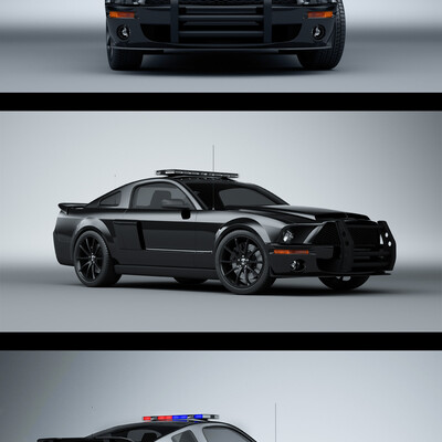 Ford Mustang GT500 KR Police Cruiser