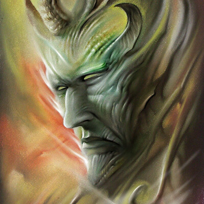 Коронованный рогатой короной