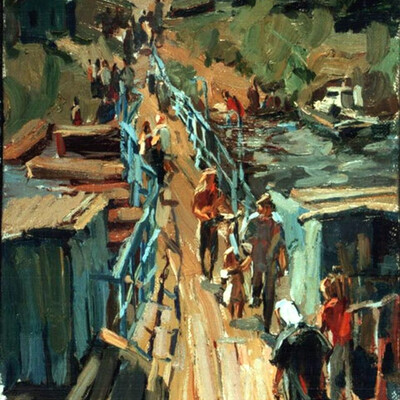 в жаркий полдень