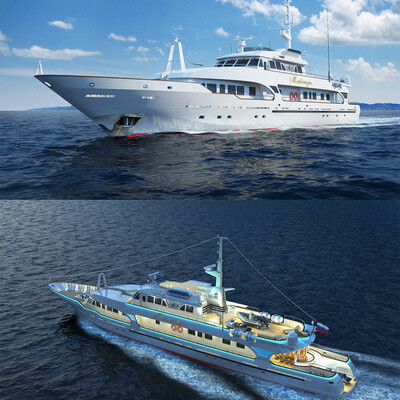 Luxury yacht