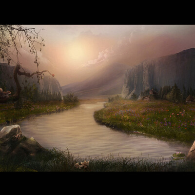 river valley