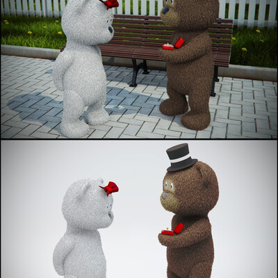 Bear's wedding