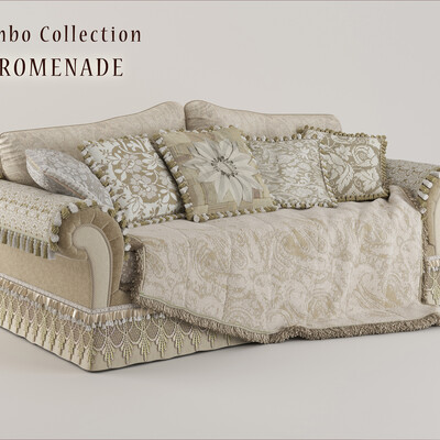 JUMBO PROMENADE LAC-43 3-seater SOFA