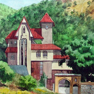 "Замок" около Акташа