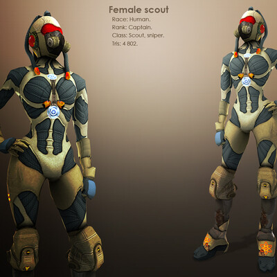 Female scout