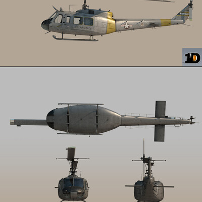Вертолет UH-IH\D
