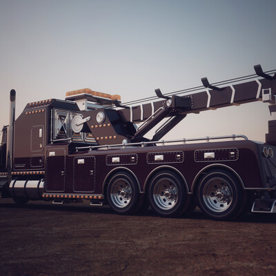 Kenworth w900l heavy towtruck