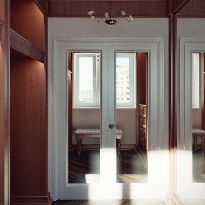 The wardrobe