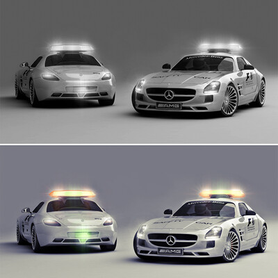 Mercedes Benz SLS AMG F1 Safety Car