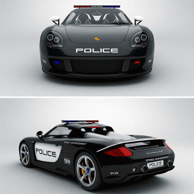 Porsche Carrera GT - Police Car