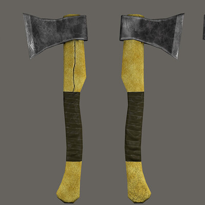 Топор low-poly