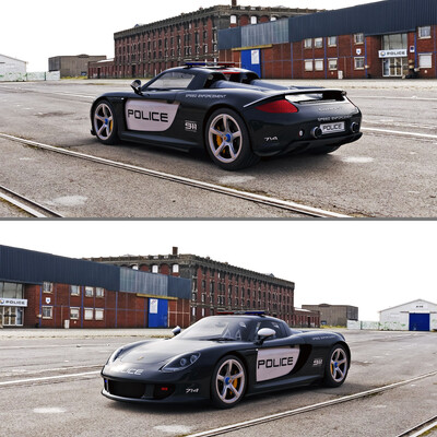 Porsche Carrera GT - Police Car v2