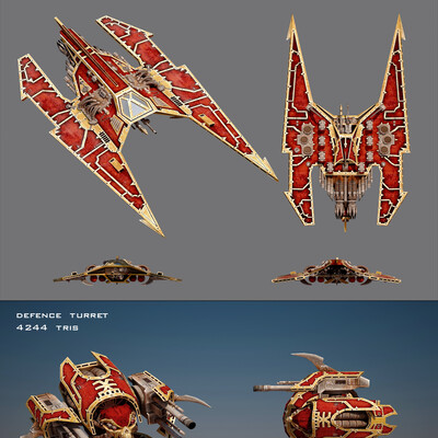 Адский коготь и турель (Wh40K)