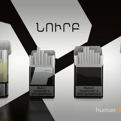 Presentation of Davidoff Cigarettes by human3DStudio vol.2