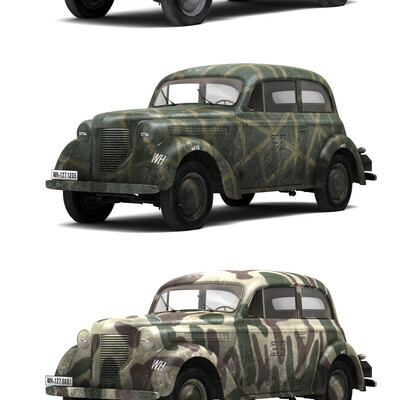 Opel Olympia OL38 Wehrmacht