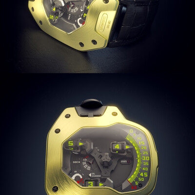 Часы urwerk 110 torpedo