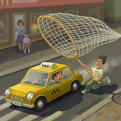 Поймать такси