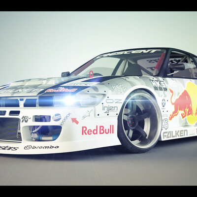 Ниссан Сильвия S13 Redbull