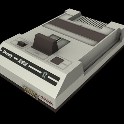 Low-Poly Dendy / Famicom