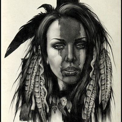 Black feather