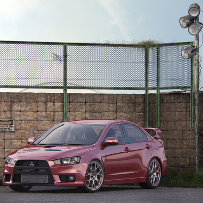 Evo X near Air base