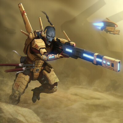 Воин огня Тау(Wh 40k)