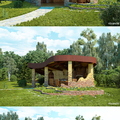 Беседка в Киеве