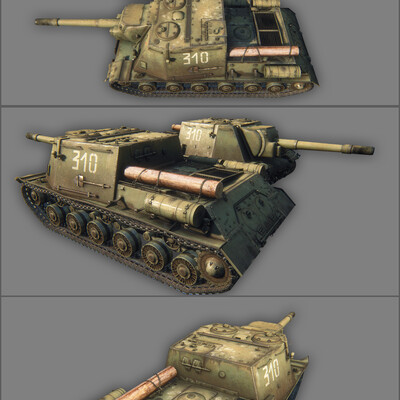 ПТ - САУ  "ИСУ-152"