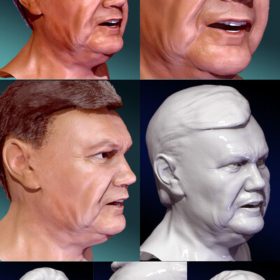 Учебная работа в Zbrush