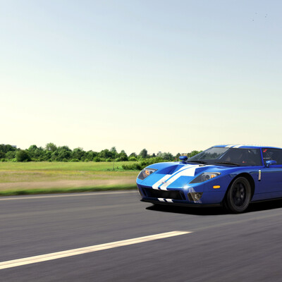 Ford GT взлетно-посадочной полосы