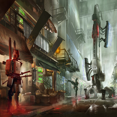 Cyberpunk. Market Patrol