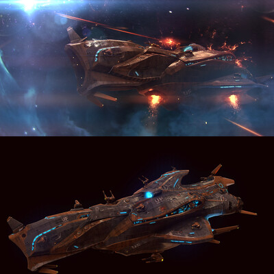 Космический крейсер UF Shark 1 