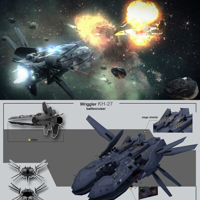Боевой крейсер wriggler KH-27