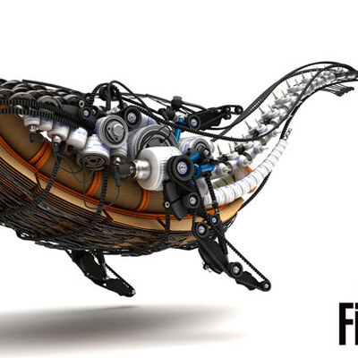 Механический кит "Finwhale"