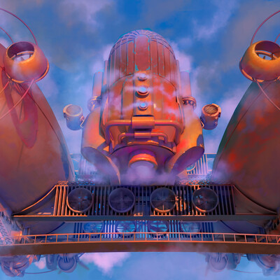 Cloud's Rider (фон для игры)