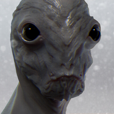 Startled Alien