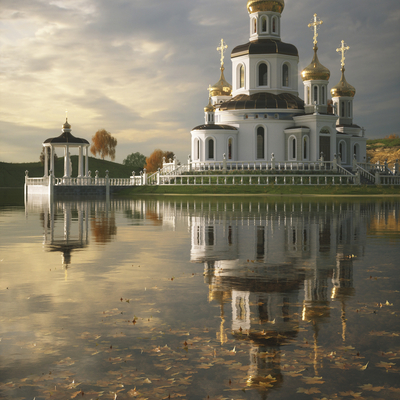 Церковь у озера