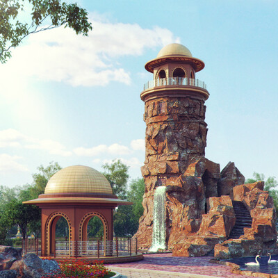 Декоративная башня