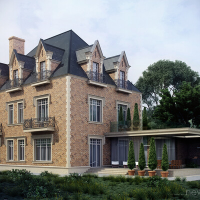 Exterior 'English calm'
