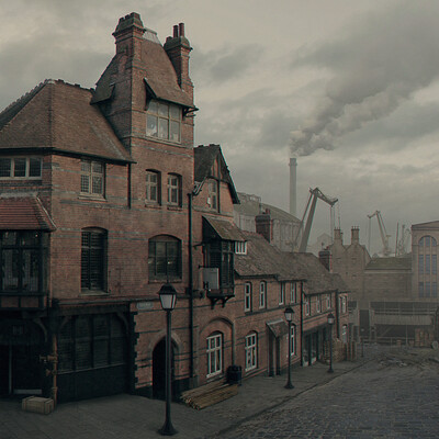 Old industrial area of London