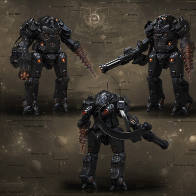Vulture. Exo suit.