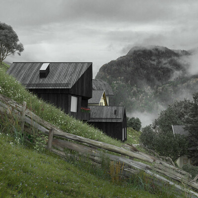 alpine cabins