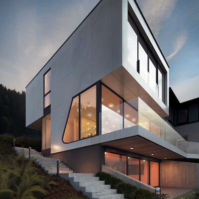 Дом у озера от студии Spado Architects