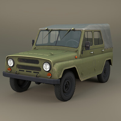 Визуализация УАЗ-469