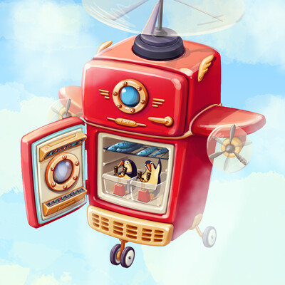 flying refrigerator