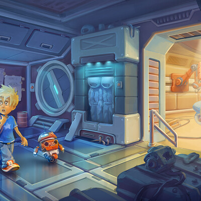 retro space